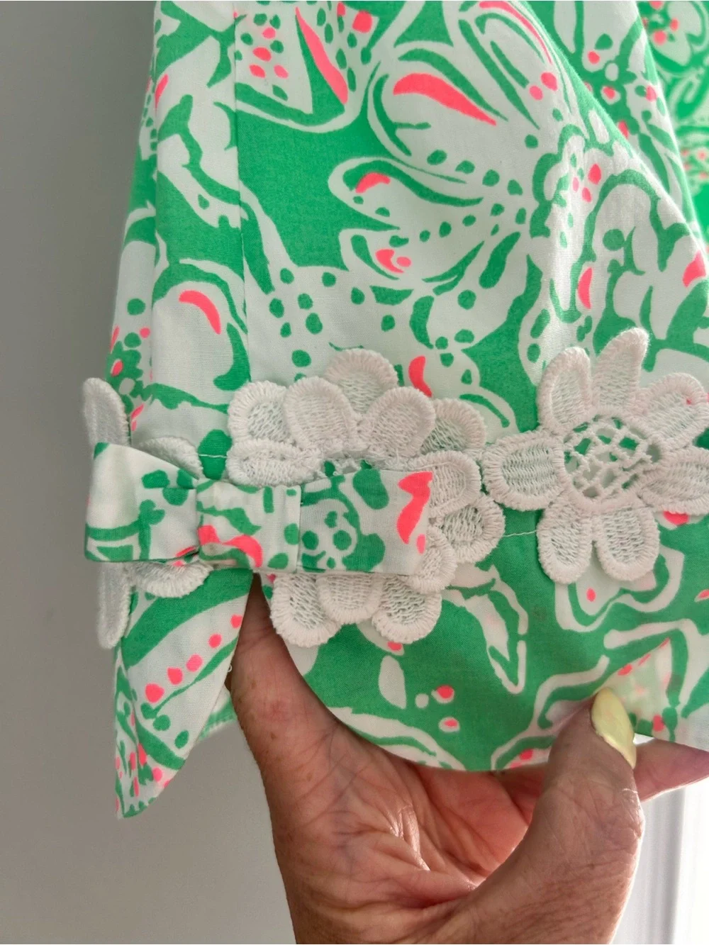 Lilly Pulitzer Corrie Skirt Glenda Green Beach Bash Print Size 4